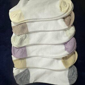 (6) Pair Women's Sonoma Goods for Life® No Show Marled Socks